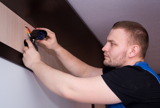 electrical engineer looking at socket